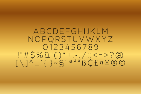 Nuerthon Extra Light Font PNG with transparent background - Preview 1