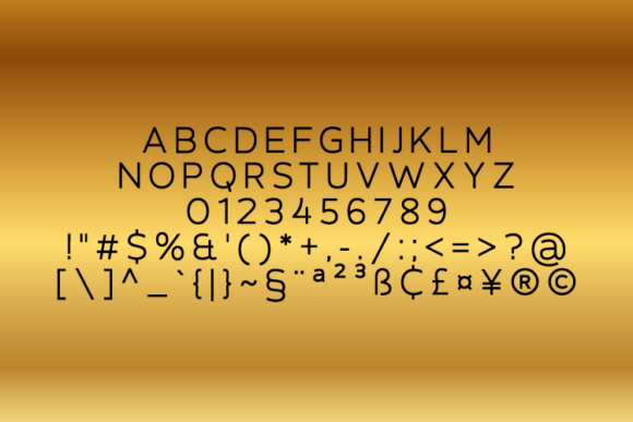 Nuerthon Medium Font PNG with transparent background - Preview 1