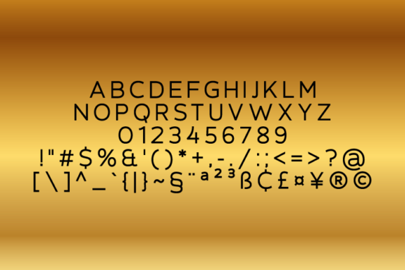 Nuerthon Semi-Bold Font PNG with transparent background - Preview 1