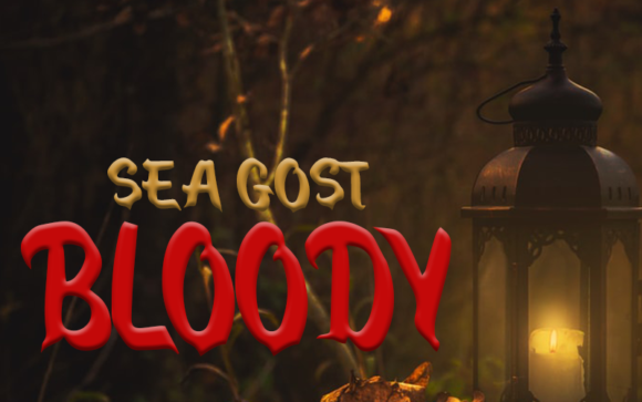 Pocong Font PNG with transparent background - Preview 1