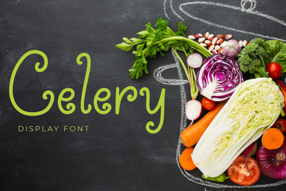 Celery Font - Preview 1
