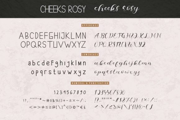 Cheeks Rosy Font - Preview 4