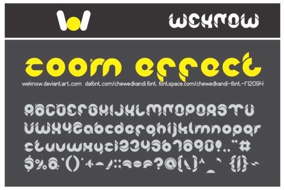 Chewedkandi Font - Preview 2