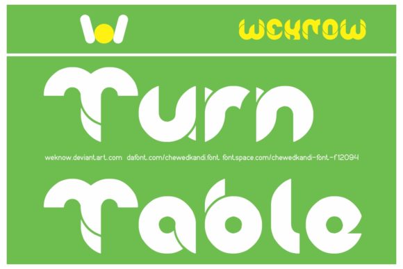 Chewedkandi Font - Preview 4