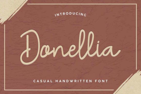 Donellia Script & Handwritten Font By EdricStudio