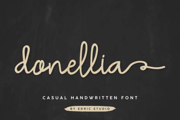 Donellia Font - Preview 1