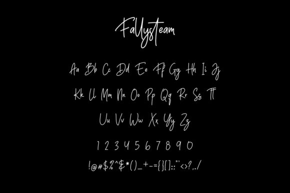 Fallysteam Font - Preview 4