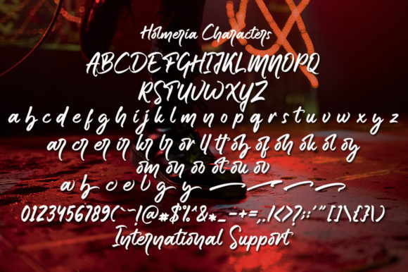 Holmeria Font PNG with transparent background - Preview 5
