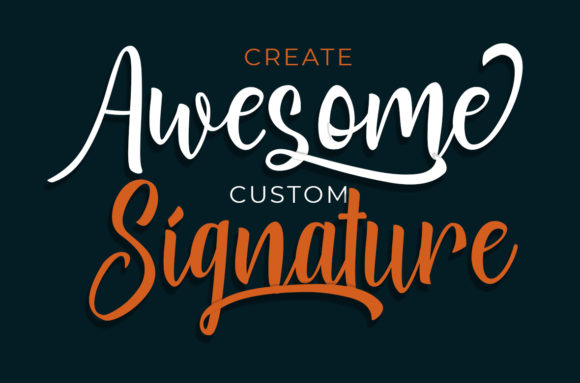 Losteria Script Font PNG with transparent background - Preview 1