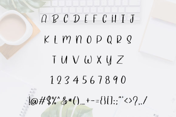 Purgandi Font PNG with transparent background - Preview 4