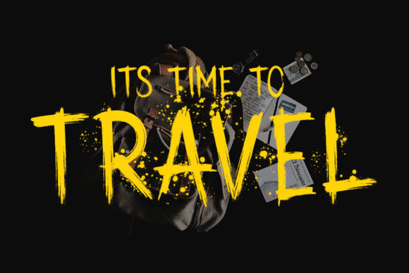 Rampage Font PNG with transparent background - Preview 4