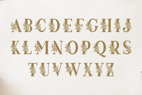 Rosena Font PNG with transparent background - Preview 1