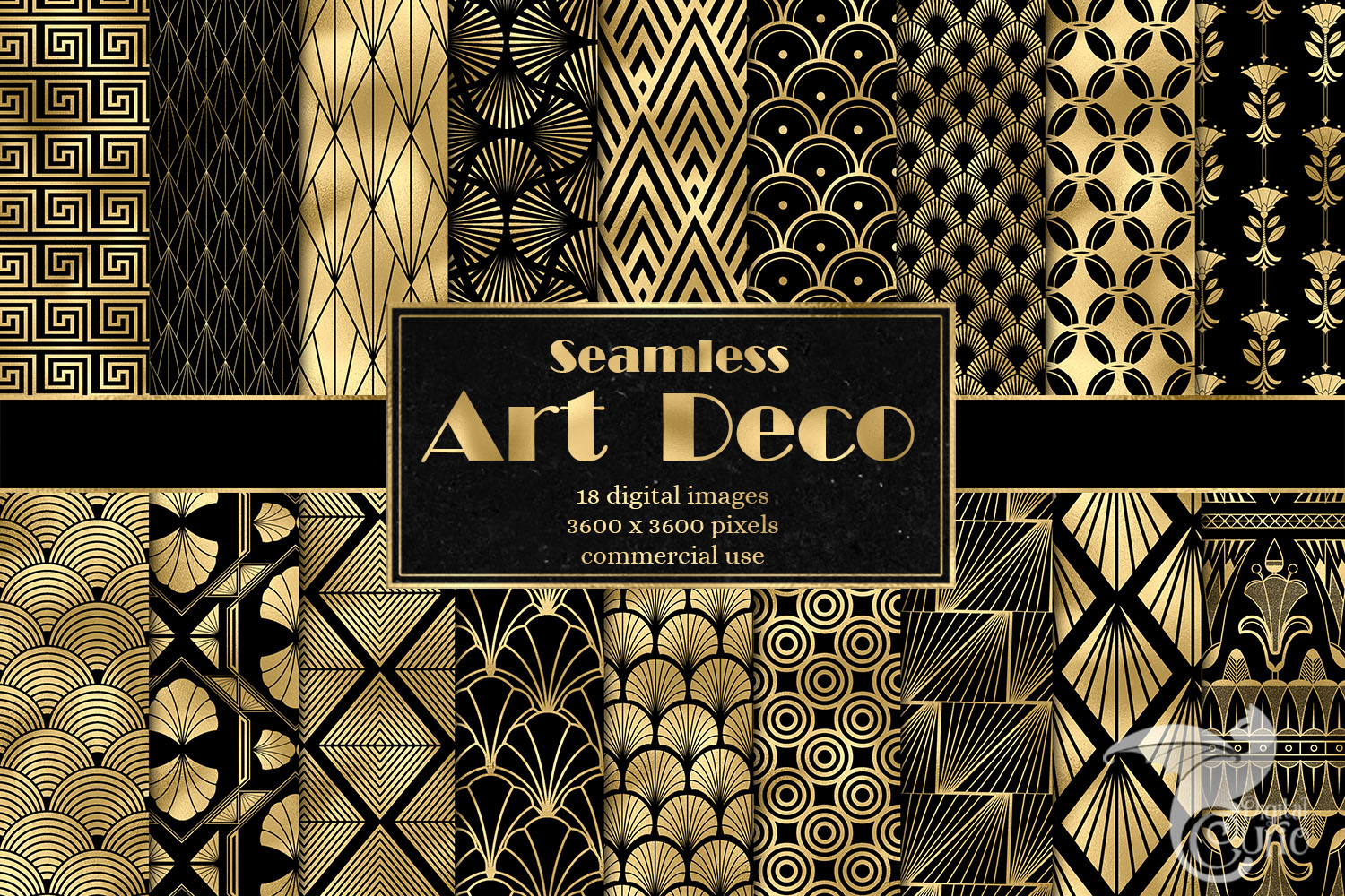 Art Deco Digital Paper