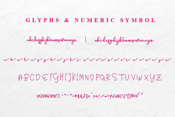 Angle Rose Font - Preview 1