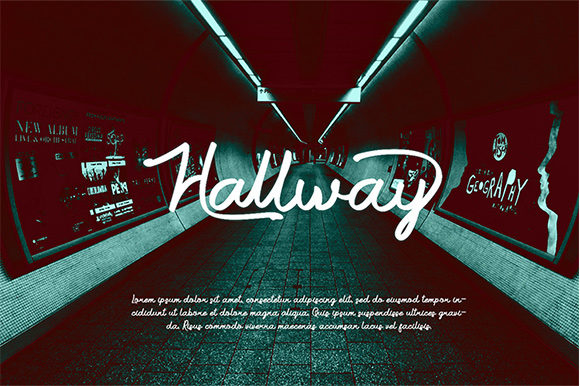 Barcelona Rose Font PNG with transparent background - Preview 3