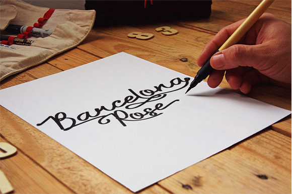 Barcelona Rose Font PNG with transparent background - Preview 5