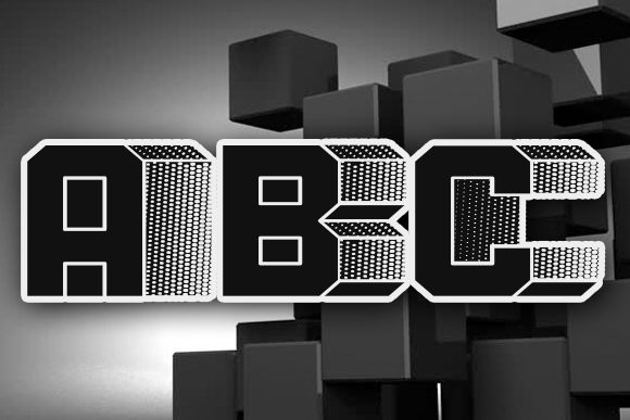 Blocchi Font - Preview 1