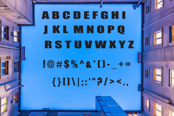 City Sound Font PNG with transparent background - Preview 3