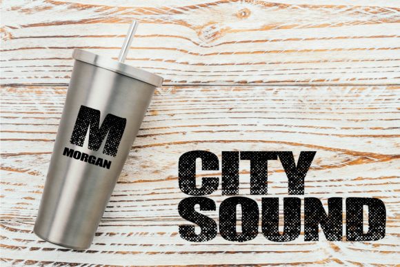 City Sound Font PNG with transparent background - Preview 4