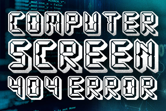 Error Font - Preview 1