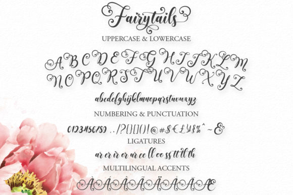Fairytails Font - Preview 1