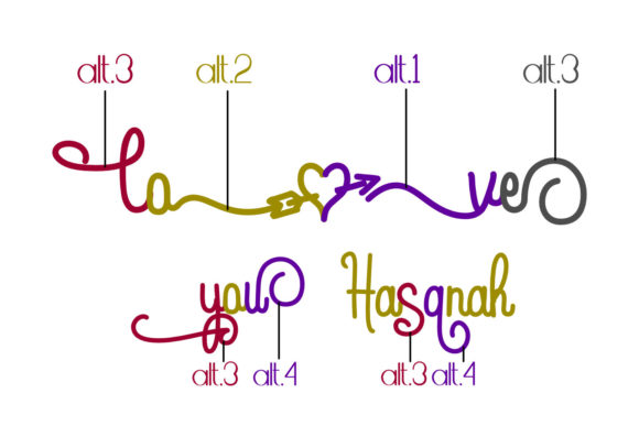 Hana Love Font - Preview 6