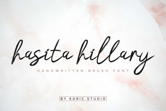 Hasita Hillary Font - Preview 1