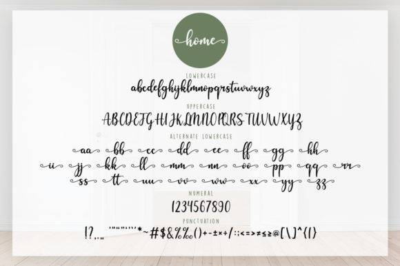 Home Font - Preview 6