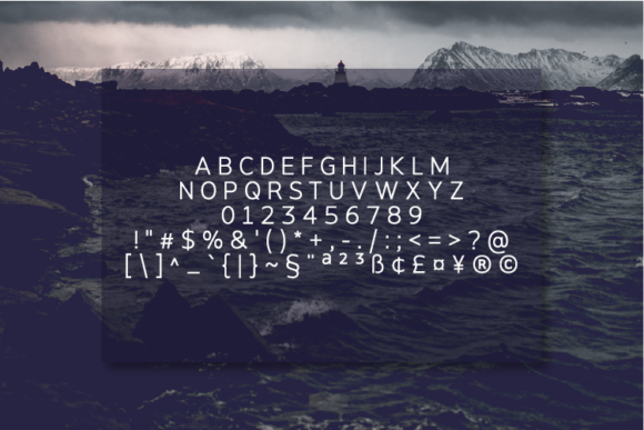 Hunzello Medium Font PNG with transparent background - Preview 1