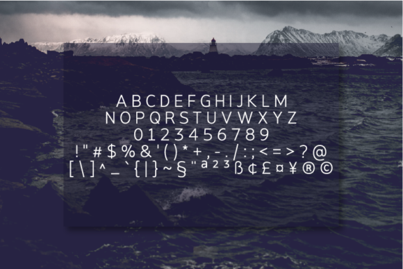 Hunzello Regular Font PNG with transparent background - Preview 1