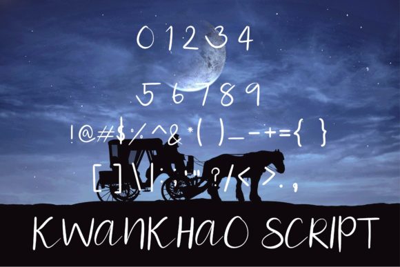 Kwankhao  Font PNG with transparent background - Preview 4