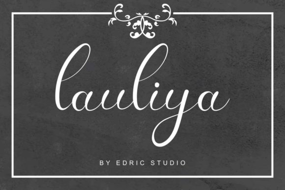 Lauliya Font PNG with transparent background - Preview 1
