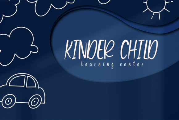 Layer Kidos Font PNG with transparent background - Preview 3