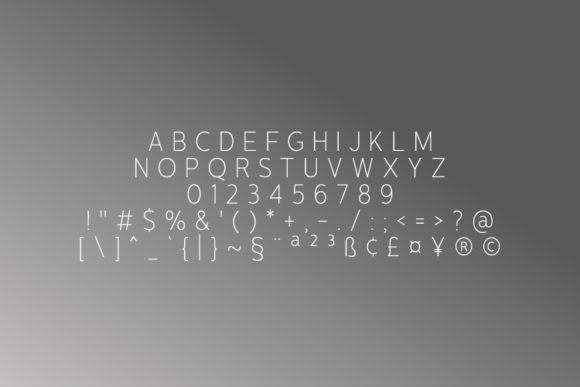 Lotoush Thin Font PNG with transparent background - Preview 1