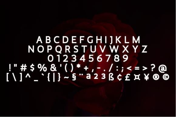 Malibo Black Font PNG with transparent background - Preview 1