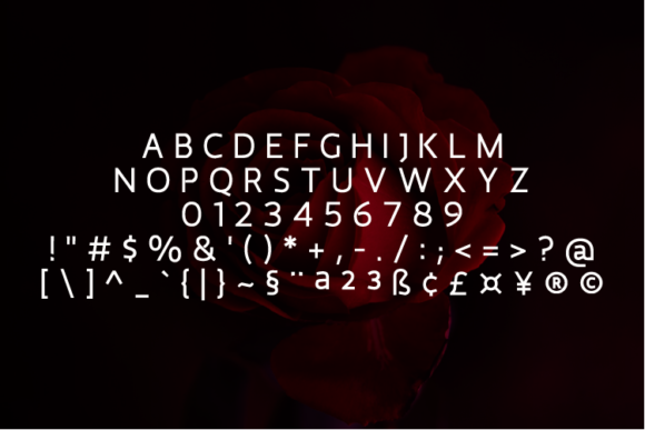 Malibo Medium Font PNG with transparent background - Preview 1