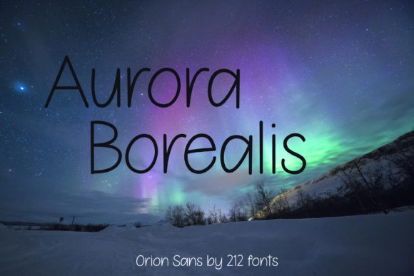 Orion Sans Font PNG with transparent background - Preview 2