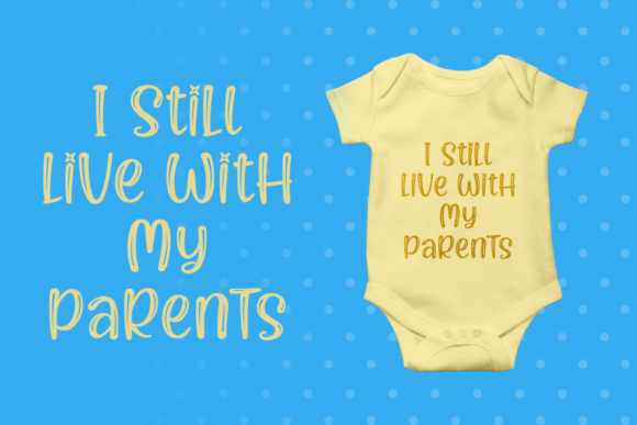 Pithick Crispy Font PNG with transparent background - Preview 2
