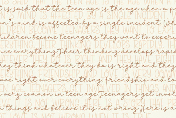 Sheenline Duo Font PNG with transparent background - Preview 4