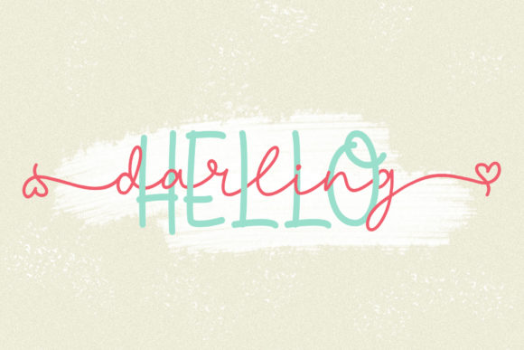 Sheenline Duo Font PNG with transparent background - Preview 5