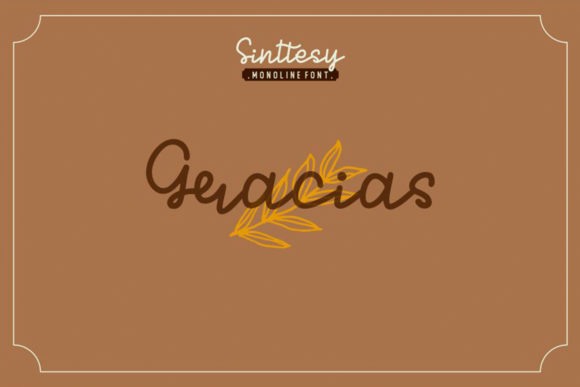 Sinttesy Font PNG with transparent background - Preview 6