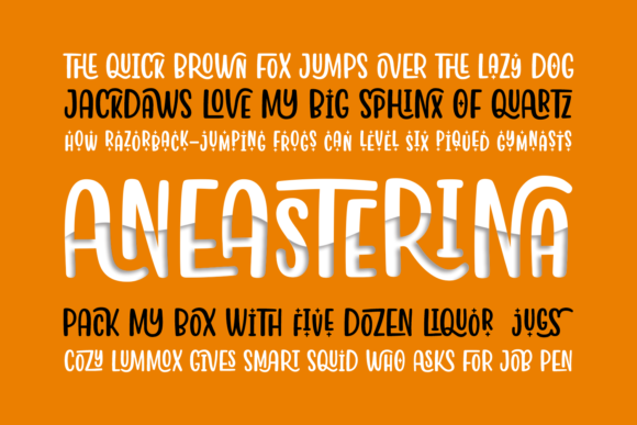 Aneasterina Font - Preview 5