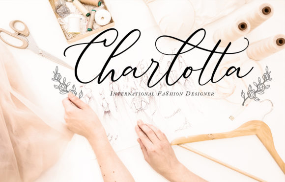 Dellaine Font PNG with transparent background - Preview 1