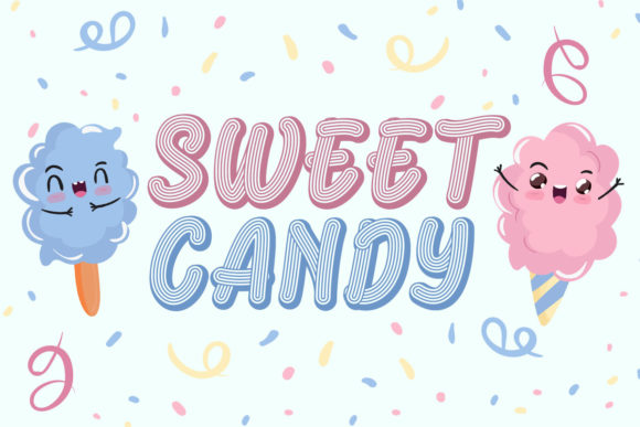 Donuts Kabiren Font PNG with transparent background - Preview 1