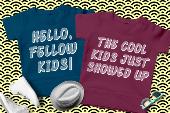 Donuts Kabiren Font PNG with transparent background - Preview 2