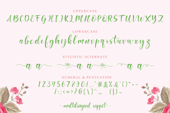 Hello Melda Font PNG with transparent background - Preview 5