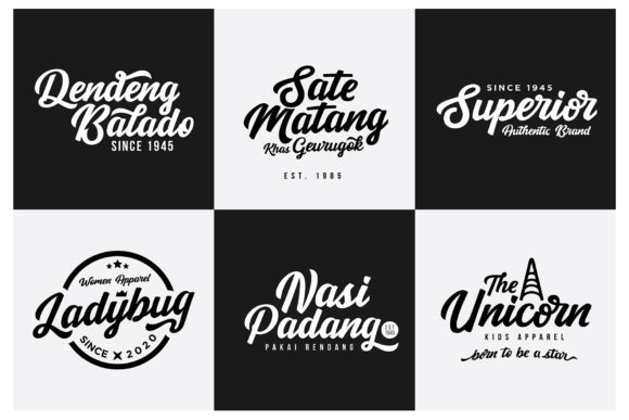 Panacosta Font PNG with transparent background - Preview 1