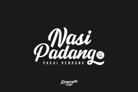 Panacosta Font PNG with transparent background - Preview 5