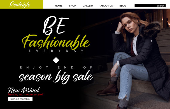 Penleigh Font PNG with transparent background - Preview 1