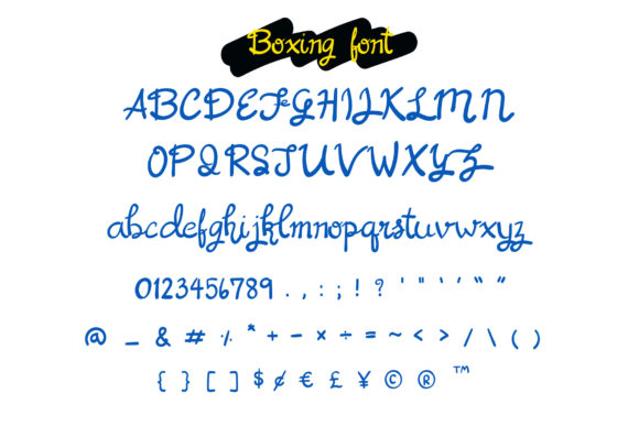 Boxing Font - Preview 1